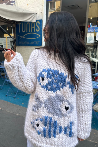 Blue Fish Chunky Knit Sweater