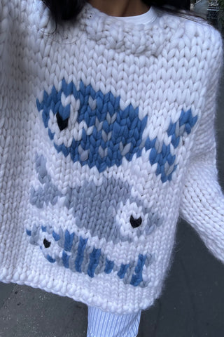 Blue Fish Chunky Knit Sweater