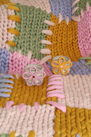 Colossal Knit Blanket - Irish Patchwork