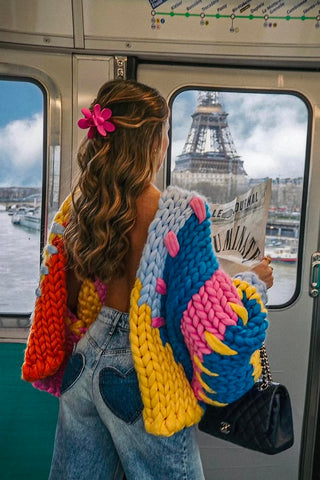 The Colourful Colossal Knit Cardigan