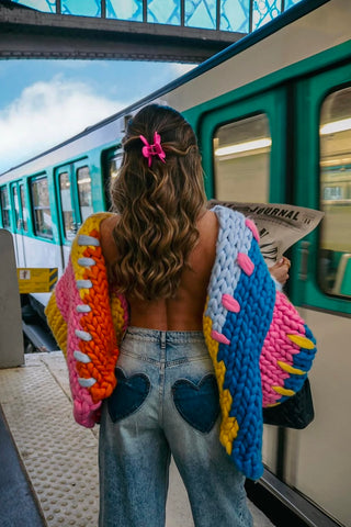 The Colourful Colossal Knit Cardigan