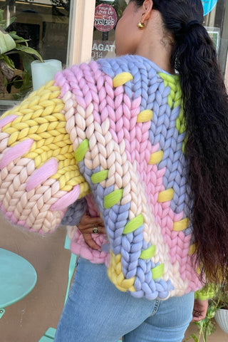 Pastel Colossal Knit Cardigan
