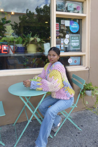 Pastel Colossal Knit Cardigan