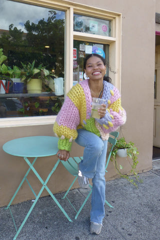 Pastel Colossal Knit Cardigan