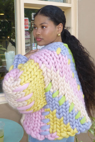 Pastel Colossal Knit Cardigan