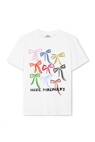 Oversize-T-Shirt mit bunter Schleife