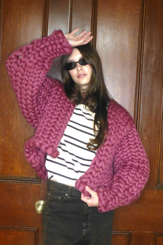 Mulberry Colossal Knit Cardigan