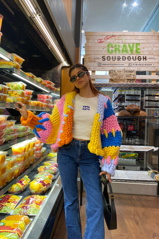 The Colourful Colossal Knit Cardigan