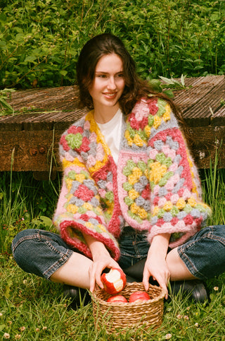 Brushed Eden Crochet Cardigan