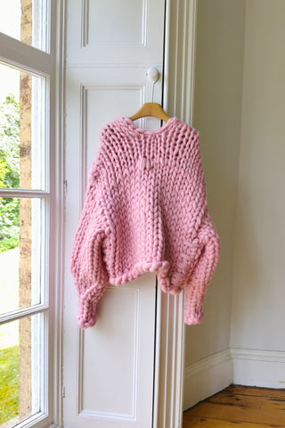 Pink Colossal Knit Cardigan L/XL (Sample)