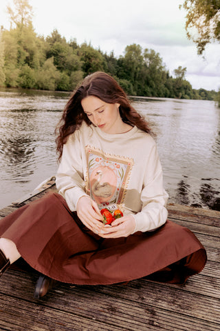 Swan Stamp Sweatshirt