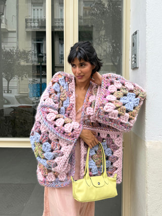 Méabh Chunky Crochet Cardigan