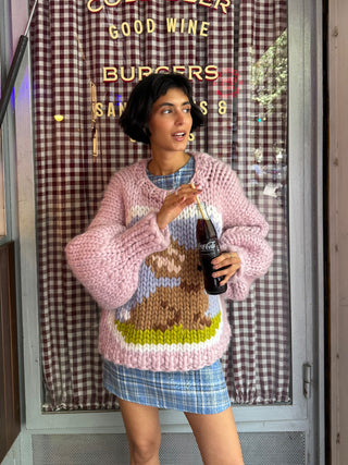 Bunny Chunky Knit Sweater