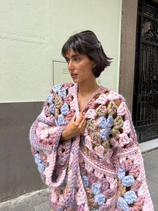 Méabh Chunky Crochet Cardigan