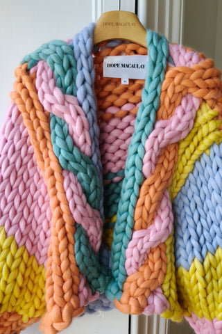 1of1 Cable Colossal Knit Cardigan S/M (Sample)
