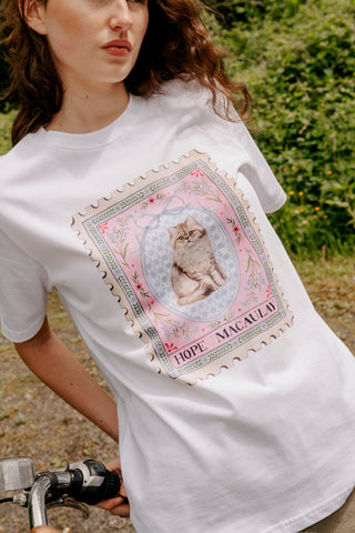 Persian Cat Stamp T-shirt