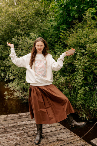 Swan Stamp Sweatshirt