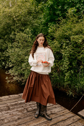 Swan Stamp Sweatshirt