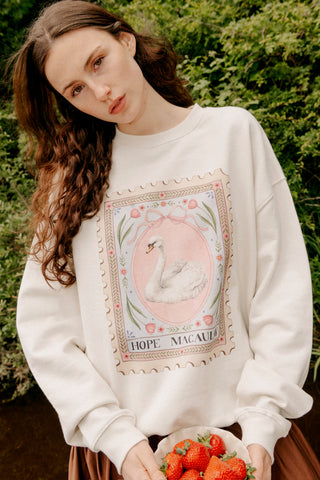 Swan Stamp Sweatshirt