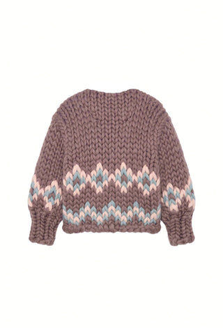 Erin Fair Isle Colossal Knit Cardigan