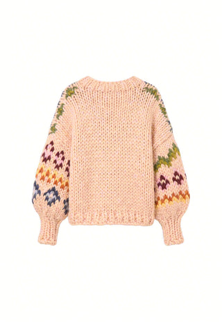 Colourful Fair Isle Chunky Knit Sweater