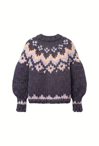 Rathlin Fair Isle Chunky Knit Sweater
