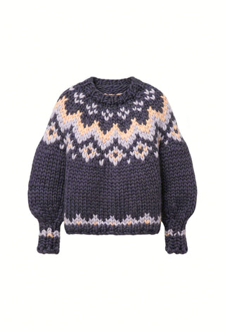 Rathlin Fair Isle Chunky Knit Sweater