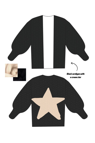 *CUSTOM* Star Colossal Knit Cardigan