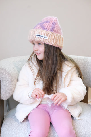 Children's Ski Chunky Knit Beanie Hat