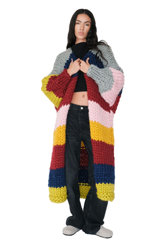 Orion Chunky Knit Maxi Cardigan