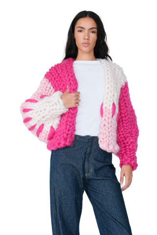 Peony Colossal Knit Cardigan