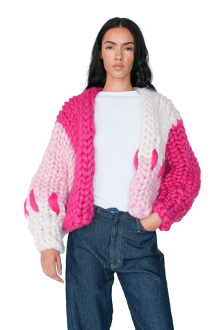 Peony Colossal Knit Cardigan