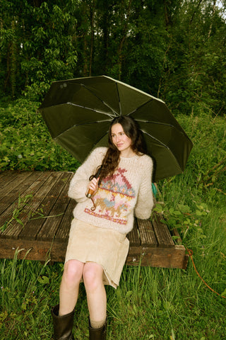 Brushed Carousel Sweater