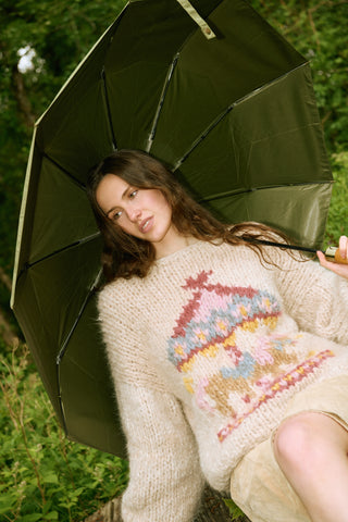 Brushed Carousel Sweater