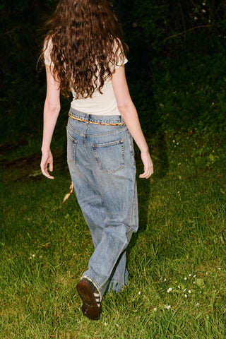 River Charm Belted Jeans