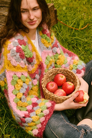Brushed Eden Crochet Cardigan
