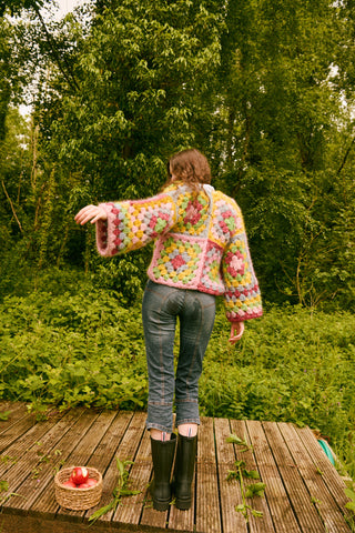Brushed Eden Crochet Cardigan