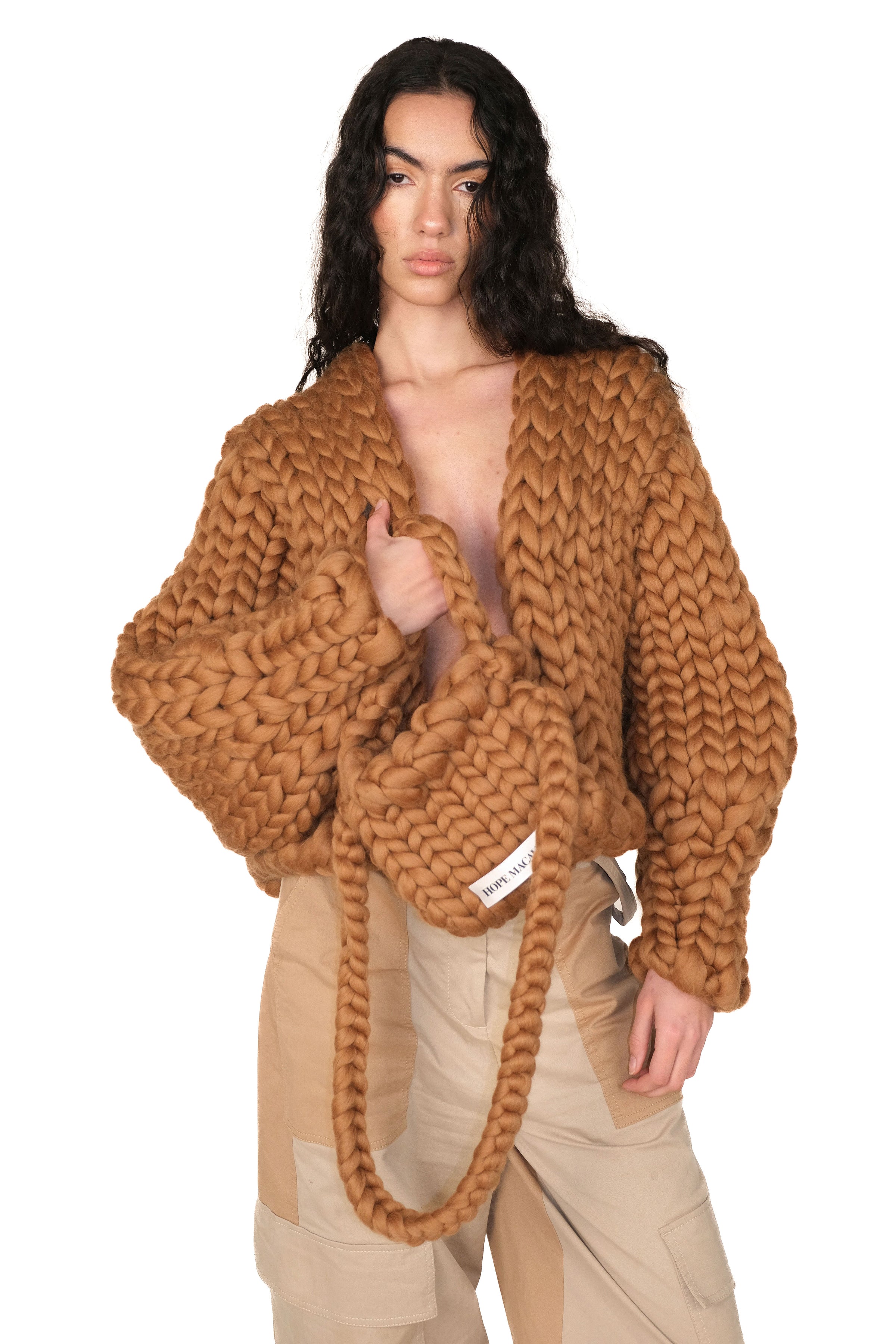 N-Myung Knit Cardigan Chocolate