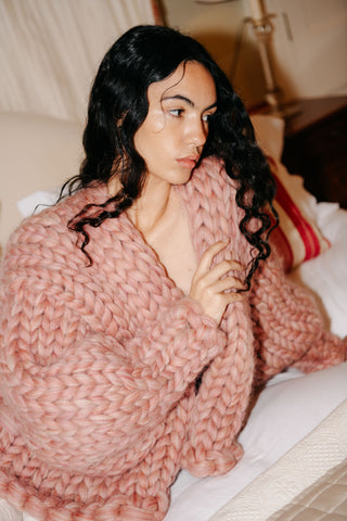 Irish Wool Colossal Knit Cardigan