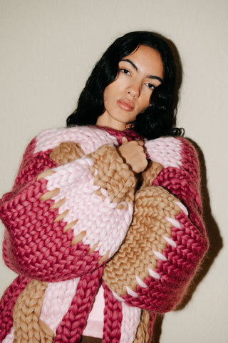 チャンキーニットセーターが大好き