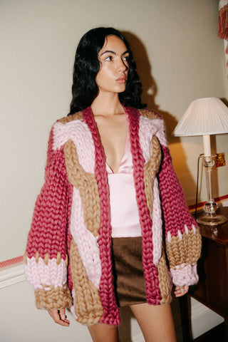 チャンキーニットセーターが大好き