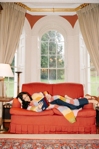 Groovy Maxi-Cardigan aus grobem Strick