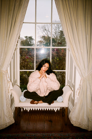 Cream Colossal Knit Cardigan