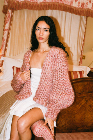 Irish Wool Colossal Knit Cardigan