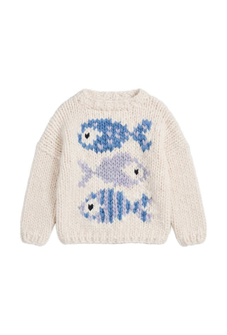 Blue Fish Chunky Knit Sweater