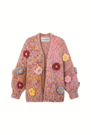 Brushed Flower Garden Cardigan