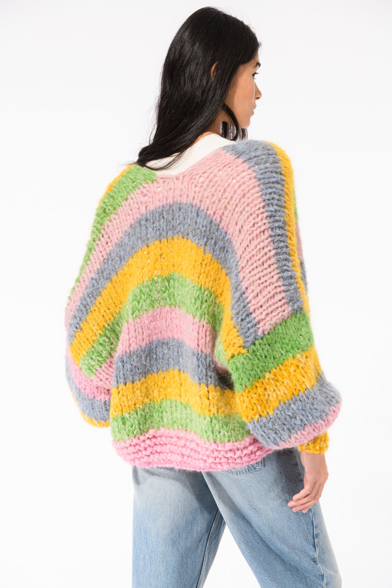 Mili Fluffy Knit Cardigan - Main Image
