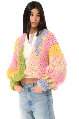 Pastel Colossal Knit Cardigan