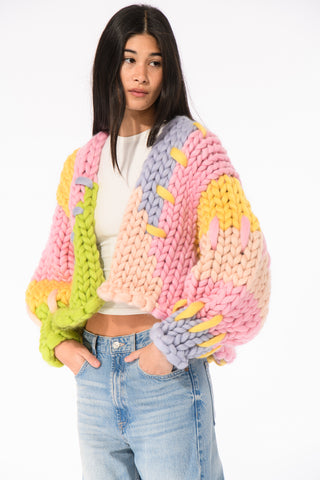 Pastel Colossal Knit Cardigan