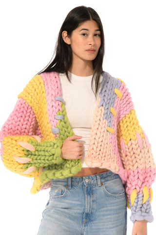 Pastel Colossal Knit Cardigan